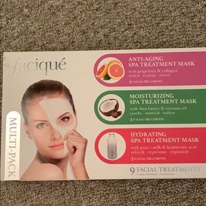 Faciqué multi-pack facial treatments